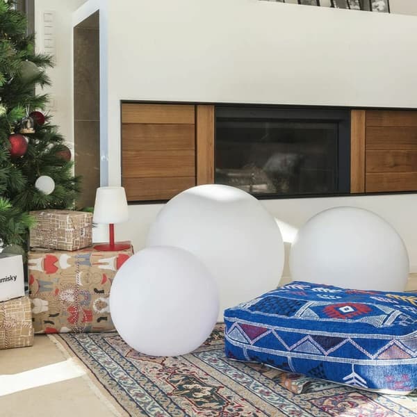 Udendørs kuglelampe Lumisky Bobby Hvid Ø 60 cm E27