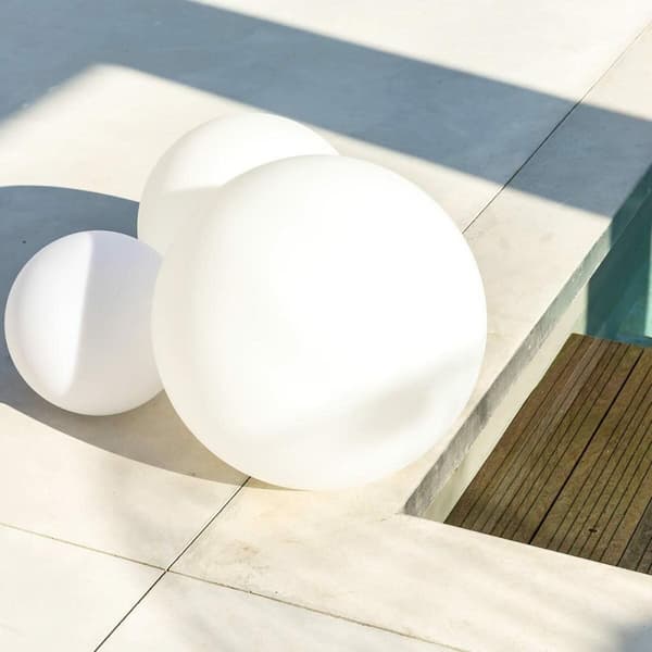Udendørs kuglelampe Lumisky Bobby Hvid Ø 60 cm E27