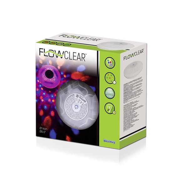 Flydende solcellelampe til swimmingpool Bestway Ø 14 cm (1 enheder)