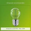 Miniatyrbillede 5 af 7: Lampe Philips Luminarias de exterior Antracit E27 230 V 2700 K
