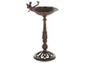 Miniatyrbilde 8 av 11: Fuglebad Brun Jern 53 x 24 cm Antikk stil Dekorativ figur Hage Dekor Hagedekorasjon