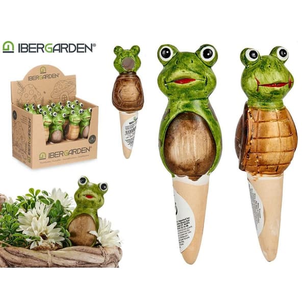 Dekorativ Trädgårdsfigur Ibergarden FC0226A4M26 Brun Grön Keramik 4,5 x 16,5 x 4,5 cm (12 antal)