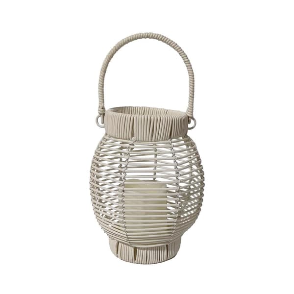LED-lykta Versa Vit Rattan
