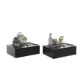 Miniatyrbild 1 av 3: Szökőkút DKD Home Decor Buddha Harts Orientalisk 29 x 21 x 23 cm (2 antal)