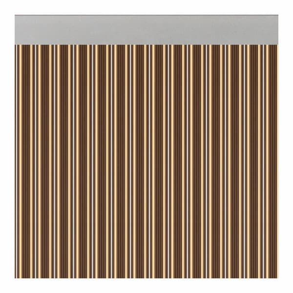 Gardin Acudam Ferrara Dörrar Brun Elfenben Ogenomskinlig Extern PVC Aluminium 90 x 210 cm