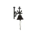 Miniatyrbillede 3 af 3: Klokke Home ESPRIT Brun Sort Jern 16 x 10 x 17 cm