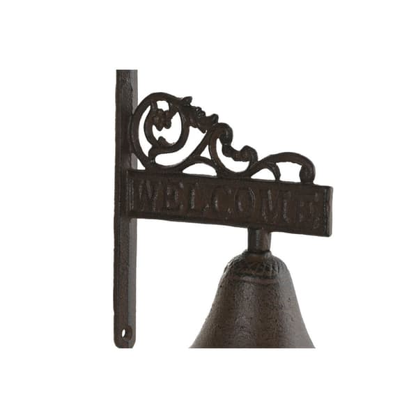 Kello Home ESPRIT Ruskea Musta Köysi Rauta 14,5 x 7,5 x 18,5 cm