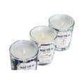 Miniatyrbild 4 av 4: Ljus DKD Home Decor Blå Vax Glas 17 x 5 x 6 cm (3 antal)