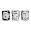 Miniatyrbild 2 av 4: Ljus DKD Home Decor Blå Vax Glas 17 x 5 x 6 cm (3 antal)