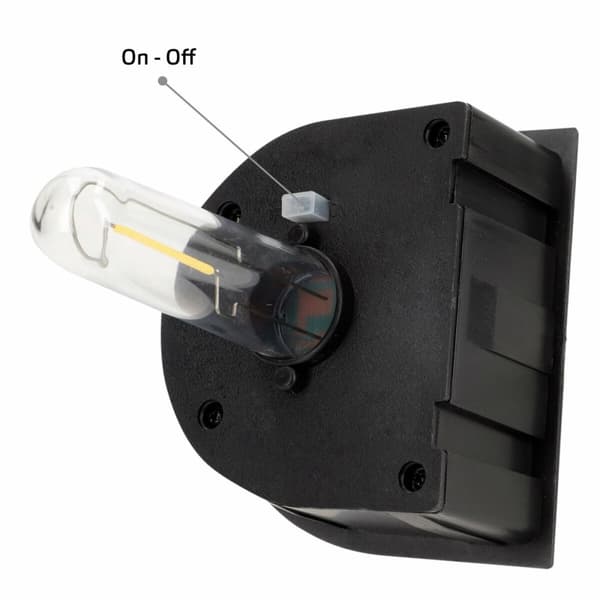 Vägglampa med LED Aktive Plast Sol (6 antal)