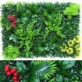 Pikkukuva 1 / 5: OBOSOE Vertical Garden 40x60 cm, UV-suojattu tekonurmipaneeli, koristeellinen seinä parvekkeelle ja terassille