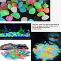 Miniatyrbild 4 av 4: INN Luminous Pebble Pebbles 200 bitar Luminous Stones Luminous Grus Kullerstenar Trädgårdsgräs Fiskbehållare dekoration