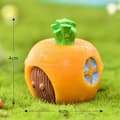 Miniatyrbillede 4 af 7: OBOSOE 7-delt sæt havedekorationer til sukkulenter, miniaturelandskaber med kaniner, gulerødder og græskarhuse