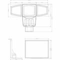 Miniatyrbild 3 av 3: Floodlight/Projektorlampa Galix