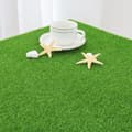 Miniatyrbillede 4 af 7: Kunstgræsplæne til modelbygning 0,5x0,5m – dekorativt græs til tog, diorama, hobby og gør-det-selv