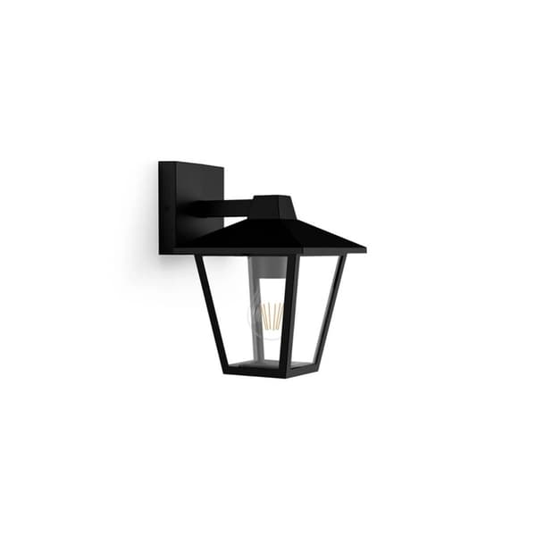 Vägglykta Philips kinno Svart 25 W Aluminium E27 Svart