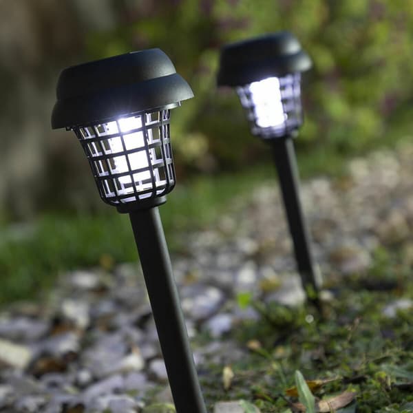 Myggdödande Solar Garden Lamp InnovaGoods 4 antal