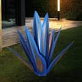 Miniatyrbillede 1 af 6: OBOSOE rusten metalagaveskulptur, havedekoration og jernkunst til udendørs og terrasse