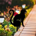 Miniatyrbild 3 av 5: OBOSOE Kreativ djurdekoration i järn – insättningsbar trädgårdsfigur katt & hund