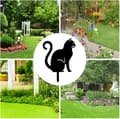 Miniatyrbild 5 av 5: OBOSOE Kreativ djurdekoration i järn – insättningsbar trädgårdsfigur katt & hund