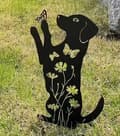 Miniatyrbild 2 av 6: OBOSOE Kreativ djurdekoration i järn – insättningsbar trädgårdsfigur katt & hund
