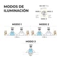 Miniatyrbillede 9 af 9: Væglampe EDM 31854 Sort 6 W 720 Lm LED Solar (6500 K)