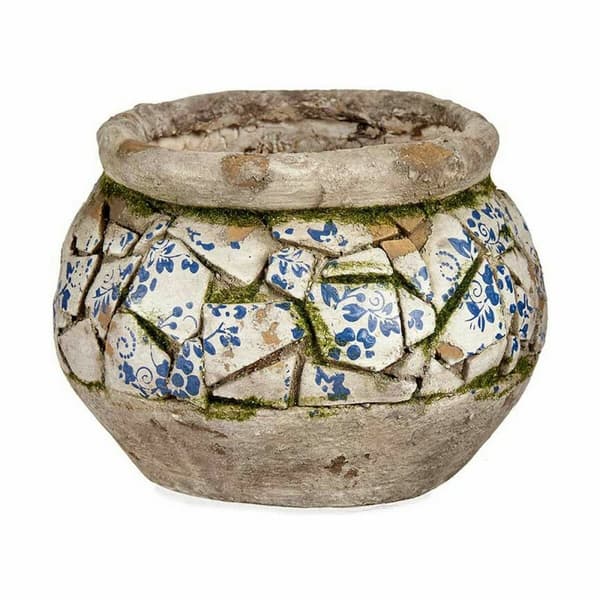 Dekorativ havefigur Ibergarden ZD19021 Polyesterharpisk Vase 28 x 19,5 x 28 cm (2 enheder)