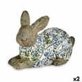 Miniatyrbillede 1 af 2: Dekorativ havefigur Ibergarden ZD18054 Polyesterharpisk Kanin 20 x 29 x 40,5 cm (2 enheder)