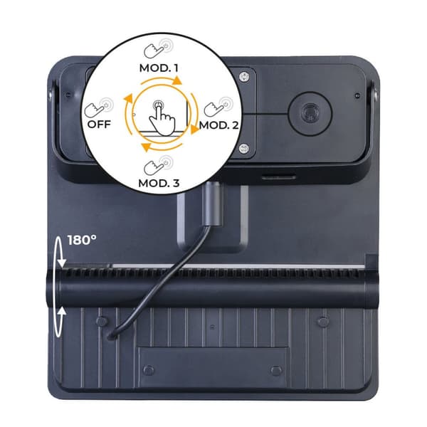 Belysningsarmatur til LED EDM 31821 Polykarbonat ABS 12 W 1600 lm Solar (6500 K)
