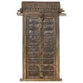 Miniatyrbillede 5 af 5: Dekorativ havefigur Home ESPRIT Brun Teak 120 X 46 X 190 cm Dør