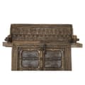 Miniatyrbillede 2 af 5: Dekorativ havefigur Home ESPRIT Brun Teak 120 X 46 X 190 cm Dør