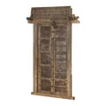 Miniatyrbillede 1 af 5: Dekorativ havefigur Home ESPRIT Brun Teak 120 X 46 X 190 cm Dør