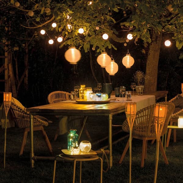 Lanterne Lumineo Hvid Nylon