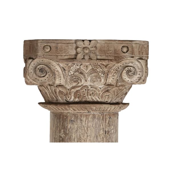 Havestatuer Home ESPRIT Natur Teak 38 x 38 x 267 cm 38 X 38 X 248 cm