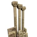 Miniatyrbillede 6 af 6: Havestatuer Home ESPRIT Natur Teak 38 x 38 x 267 cm 38 X 38 X 248 cm