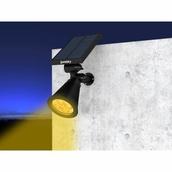 Lampe Lumi Garden Sort 5 V 250 Lm (2 enheder)
