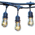 Pikkukuva 1 / 5: LED-valokranssi Lumisky Musta Harmaa