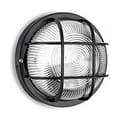 Miniatyrbild 1 av 4: Vägglykta EDM 34353 Tarragona Svart Glas Plast 40 W E27