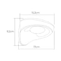 Pikkukuva 4 / 9: LED-seinävalo EDM 31853 Valkoinen 2 W 1,8 W 200 Lm 155 Lm Aurinkokenno Liiketunnistin (6500 K)