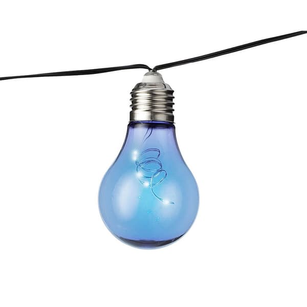 LED-krans Lumineo Svart Multicolour Varmvit 4,5 m LED RGB 10