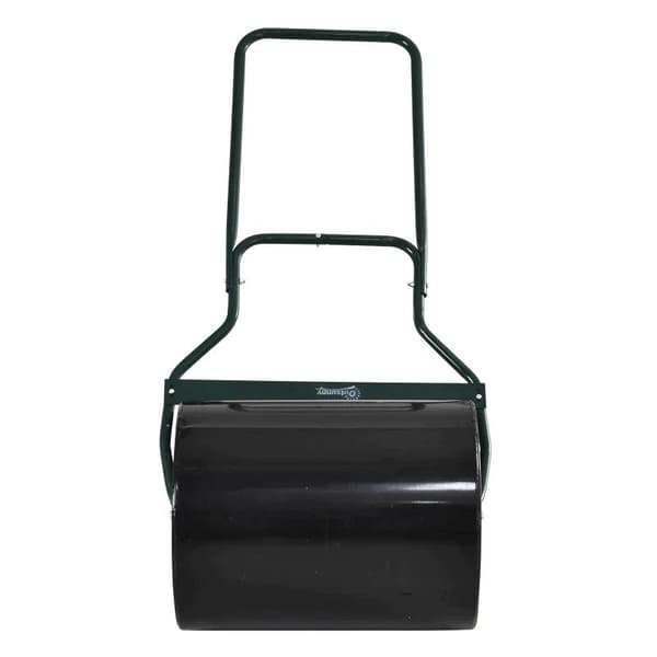 Rootz Lawn Roller - Trädgårdsrulle - U-handtag - 60L fyllbar cylinder - Metall - Svart - 57 x 40 x 123cm