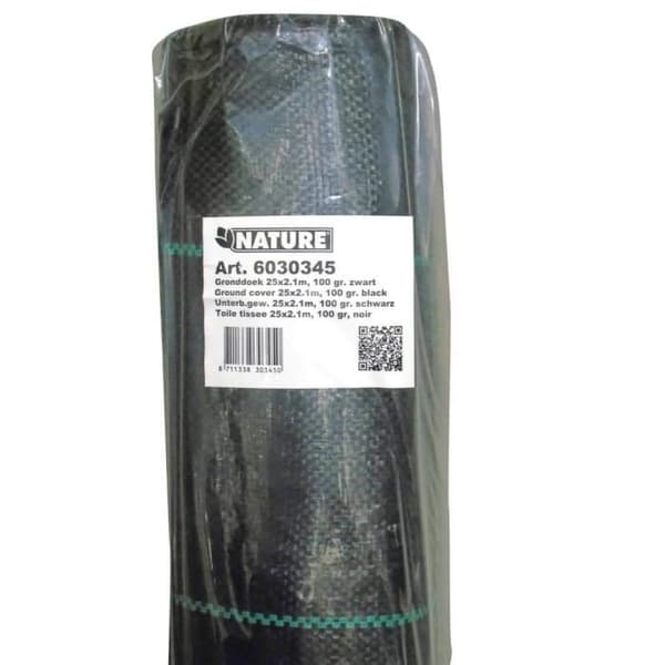 NATUR 100 g / m² mulchduk - 2,10 x 25 m