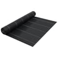 Miniatyrbilde 1 av 4: vidaXL Kontrollmatte for ugress svart 2x50 m PP