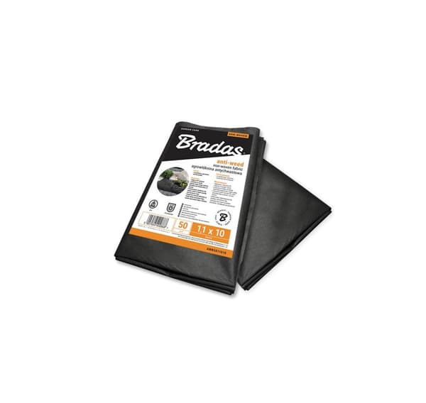 Anti-weed non-woven 50g/m² sort, 1,6m x 5m