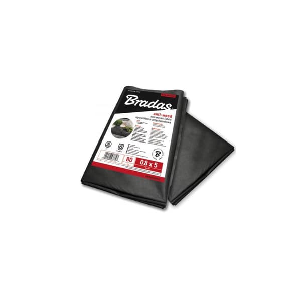 Anti-weed non-woven 80g/m² sort, 3,2m x 5m