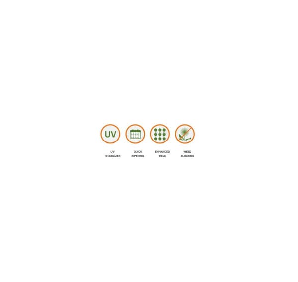Foliebelagt non-woven 90g/m² svart, 1,6 x 5m