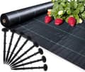 Miniatyrbillede 1 af 6: Anti ukrudtsdug - Agrotextil - 1,6 x 100 m - 100 jordpinde