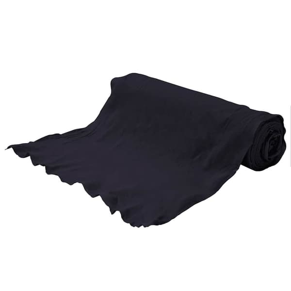 vidaXL Ogräsduk 1x10 m polyesterfiber svart