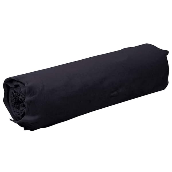 vidaXL ukrudtsdug 1x50 m polyesterfibre sort