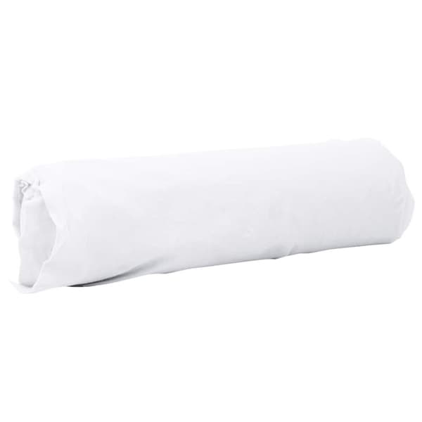 vidaXL Geotextilmembran hvit 1x50 m polyesterfiber